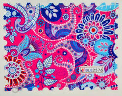 Водна наклейка для дизайну нігтів BLE 2576