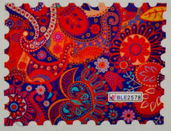 Водна наклейка для дизайну нігтів BLE 2578