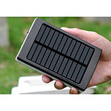 Power Bank 20000 mAh із сонячною панеллю та LED лампою, фото 2