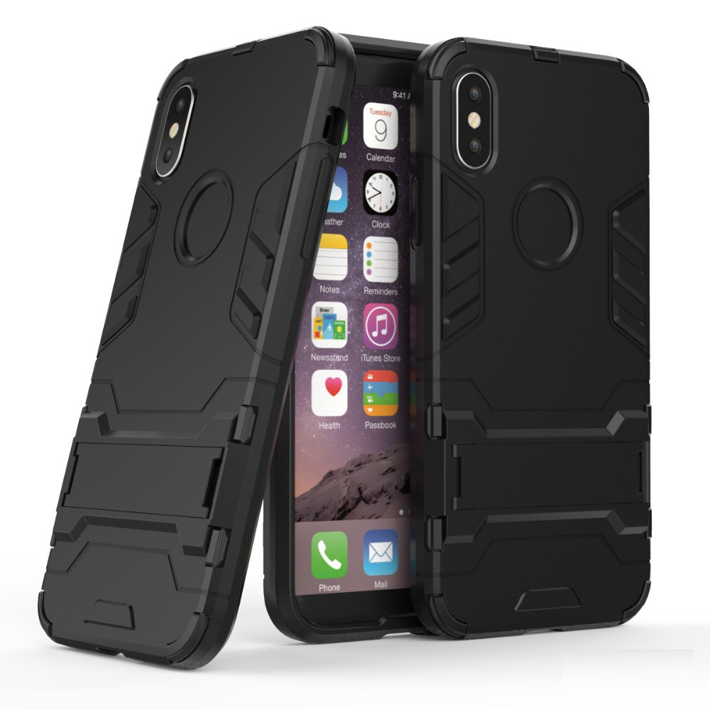 Чохол Apple Iphone X Hybrid Armored Case чорний