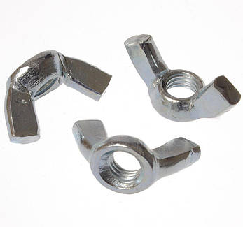 Гайка-баранчик М6 нержавіюча | DIN 315 ГОСТ 3032, фото 3