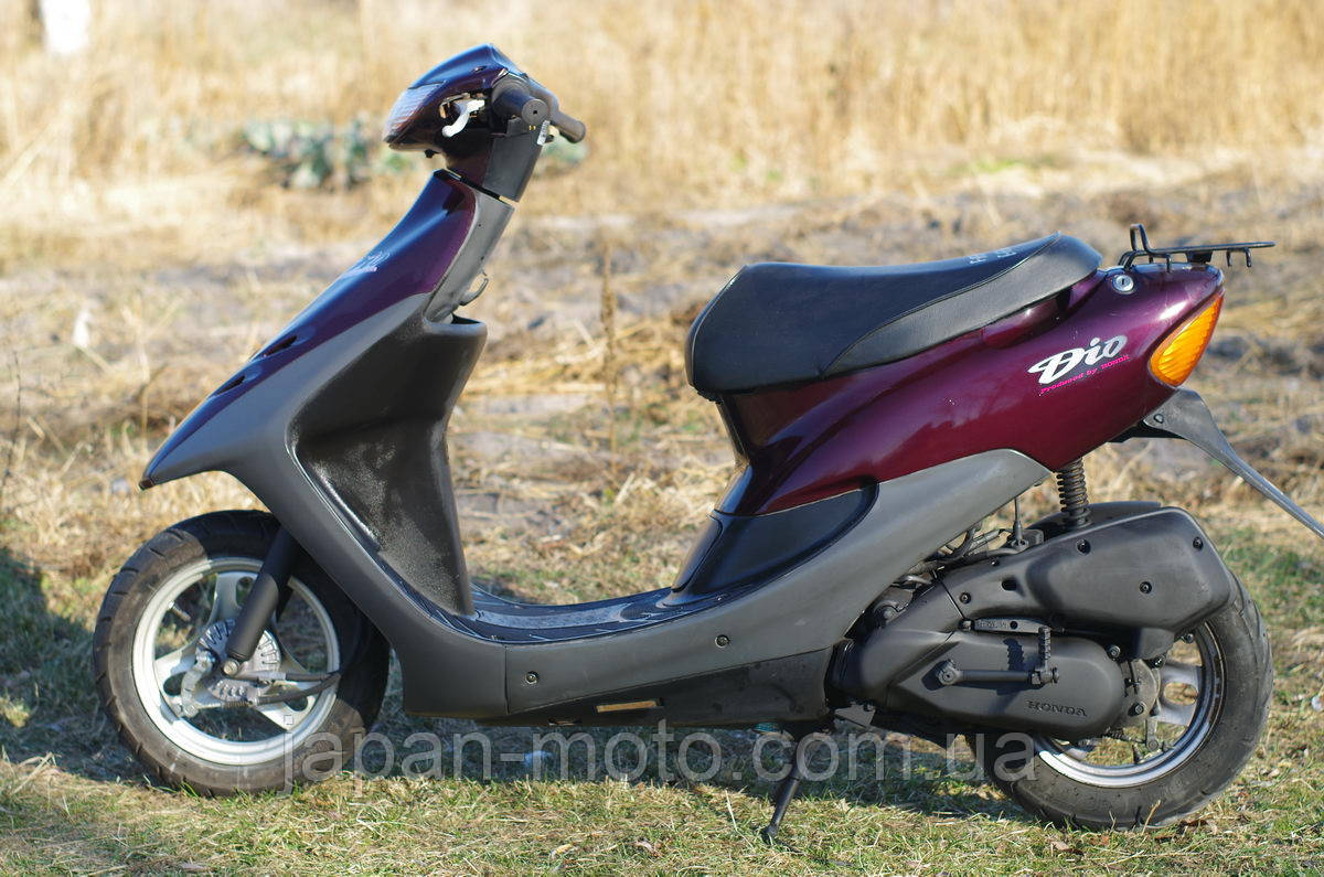 Мопед Honda Dio 34 (вишнёвый металлик) 49 см.куб - фото 1 - id-p53596587