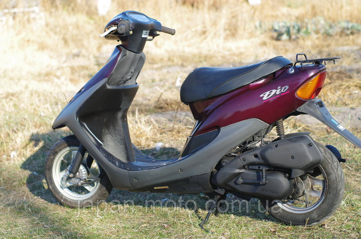 Мопед Honda Dio 34 (вишнёвый металлик) 49 см.куб - фото 5 - id-p53596587