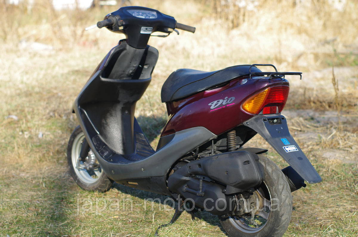 Мопед Honda Dio 34 (вишнёвый металлик) 49 см.куб - фото 6 - id-p53596587