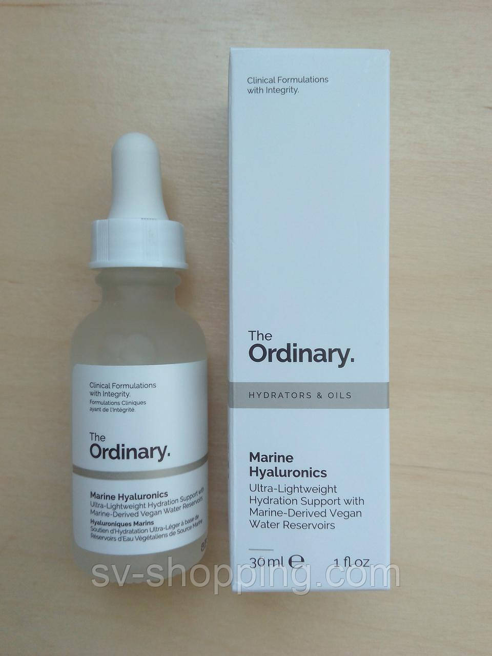 Ультралегка зволожувальна сироватка The Ordinary Marine Hyaluronics, 30 мл