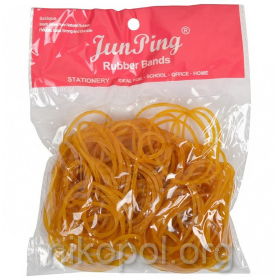 Гумки для грошей, одноколірні 50 гр.