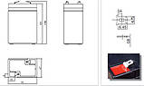 Аккумулятор 6v 4.5Аh Aistar, фото 8
