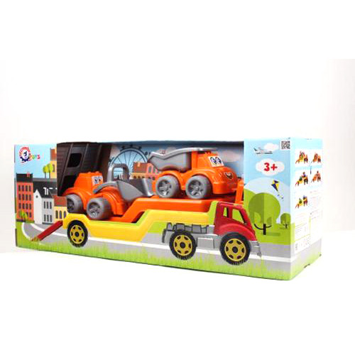 Автовоз з будмайданчиком ТехноК 3930, фото 1