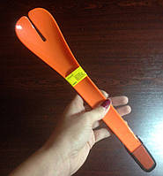 Набір ложок для салату Maestro MR-1168, пластикові, помаранчеві