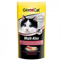 Витамины для котов Gimpet Malt-Kiss (Джимпет Мальт-кисс) для естественного вывода шерсти из кишечника 40гр