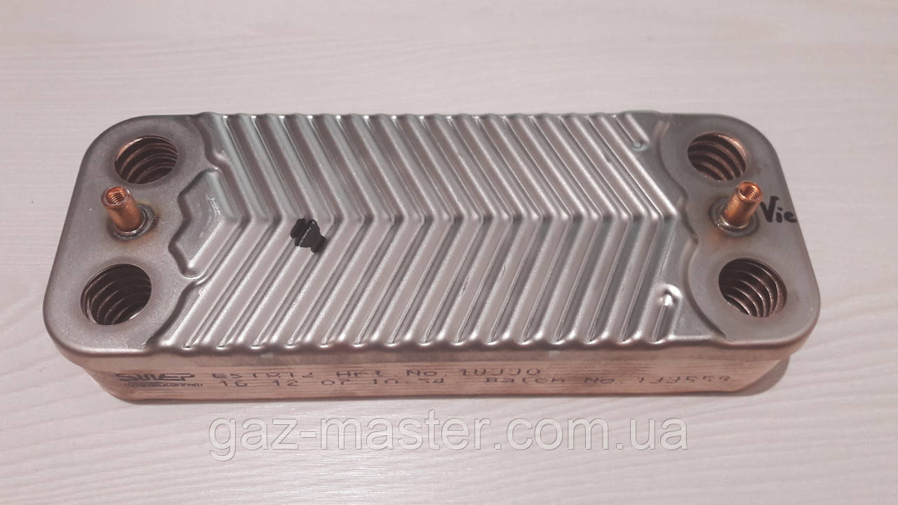 Теплообмінник вторинний Viessmann WH1D, Immergas Mini/Major/Methos 12 пластин 7825534