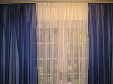 Готові декоративні штори з вуалі 2 шт., фото 2