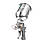 Пневматичний фарборозпилювач HP INTERTOOL PT-0205, фото 7
