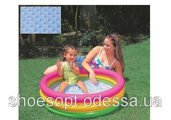 Дитячий надувний басейн з надувним дном Intex 86x25 см