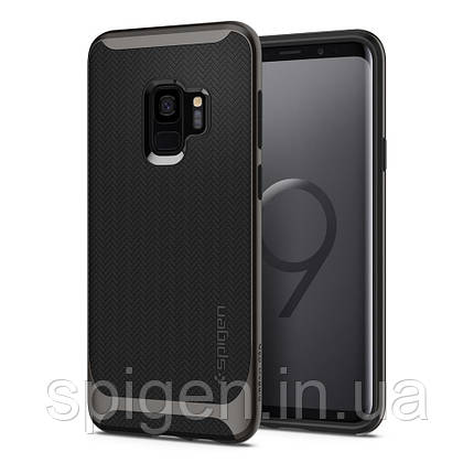 Чохол Spigen для Samsung Galaxy S9 Neo Hybrid, Gunmetal (592CS22856), фото 1