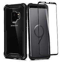 Чехол Spigen для Samsung S9 Hybrid 360, Black