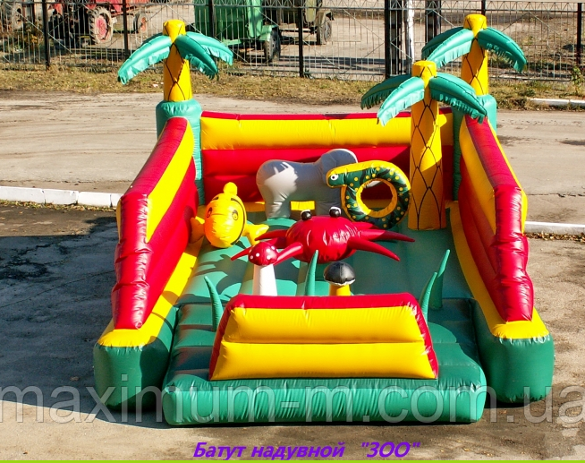 Надувний батут "Зоо"
