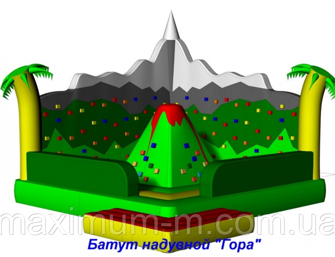 Надувний батут "Гора"