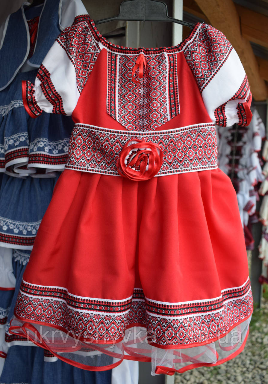 Святкове плаття "Марія" червоне, фото 1
