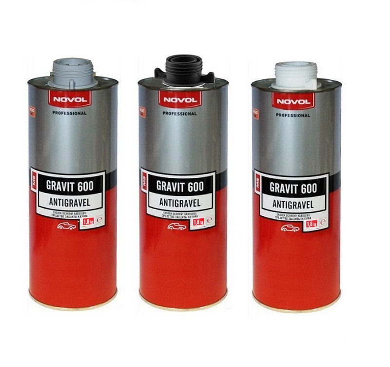 Антигравий (гравитекс) Сірий NOVOL GRAVIT 600 1,8л