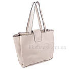 Сумка жіноча Fashion 2 в 1 бежево-сіра 401621Bg, фото 3