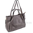 Сумка жіноча Fashion 2 в 1 темно-сіра 408869Dg, фото 2