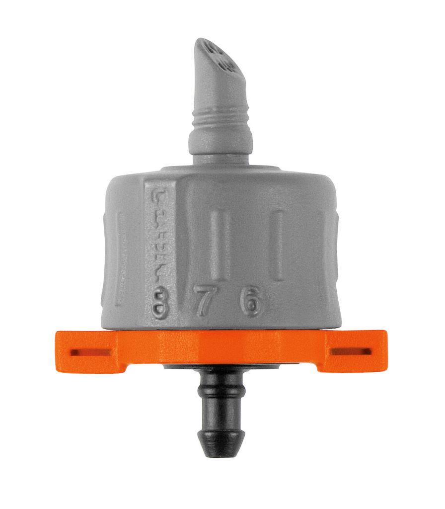 Крапельниця кінцева GARDENA, що компенсує тиск 1-8 л/год, паковання 5 шт., фото 1