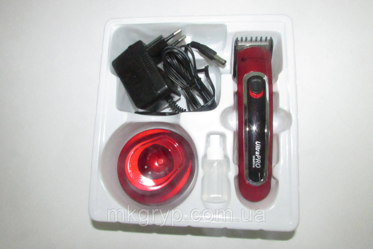 Машинка для стрижки волосся Ultra Pro Creative червона - фото 3 - id-p53614958