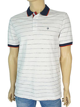 Турецька чоловіча теніска Fabiani 1295 white білого кольору