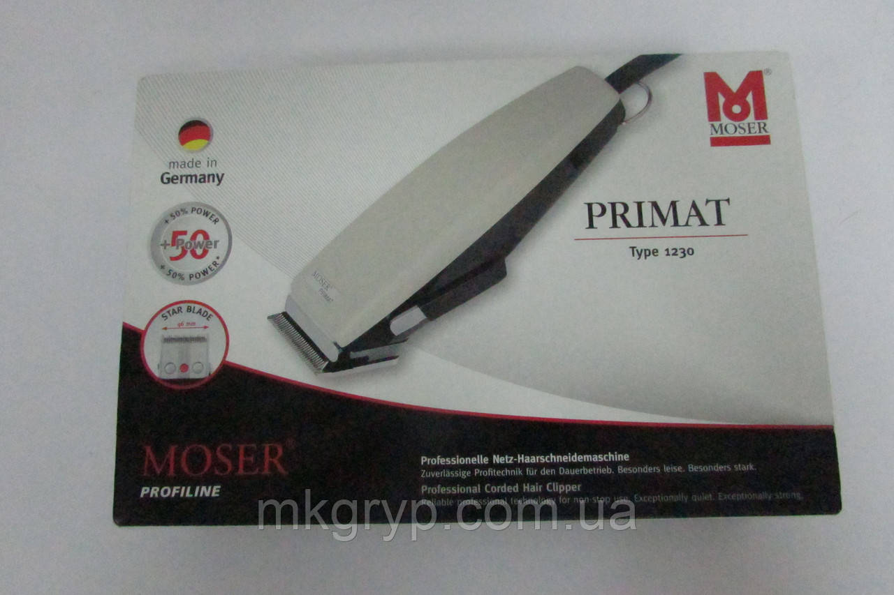 Moser Машинка для стрижки Primat 1230 (Германия) - фото 3 - id-p53615259