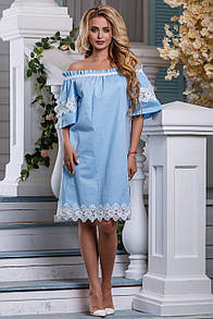 Літнє блакитне плаття 2641 Seventeen 44-50 розміри