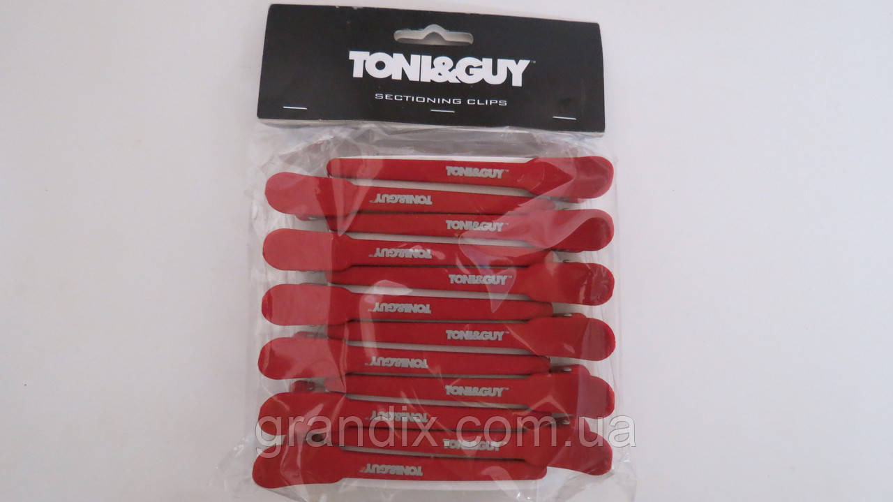 Затискач перукарський Toni&Guy 12 шт.