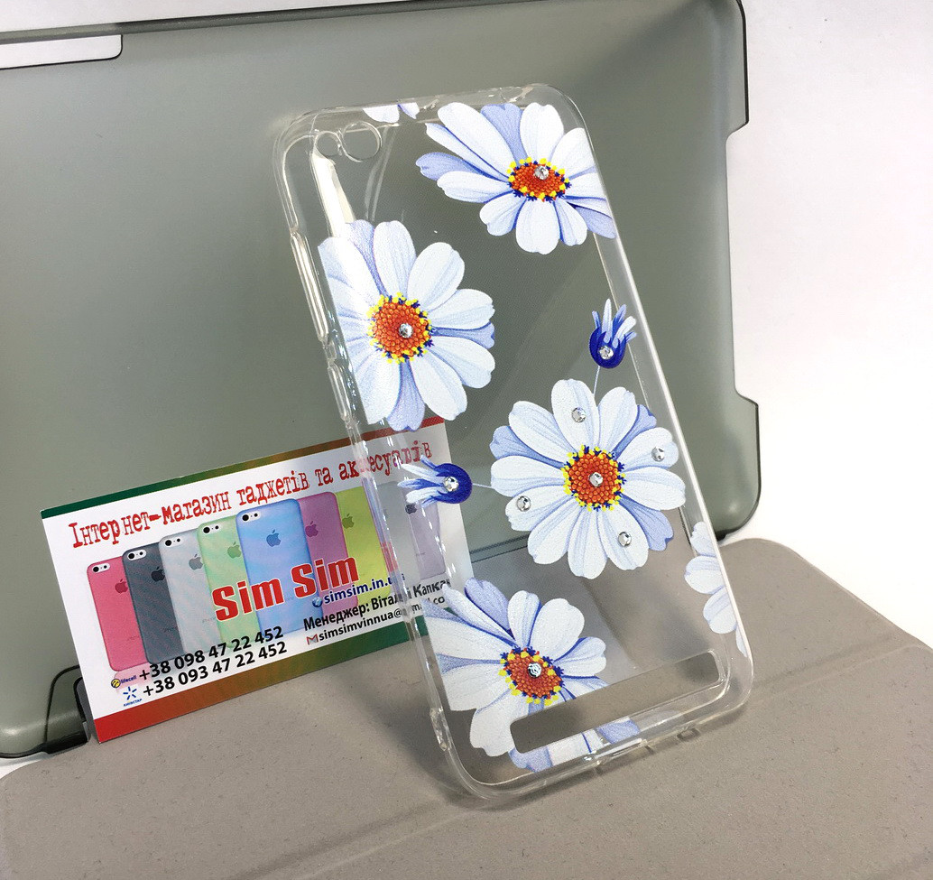Чохол для Xiaomi Redmi 5A накладка силіконовий бампер протиударний Diamond Blue