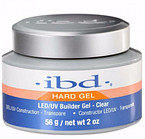 LED/UV Гель IBD Builder Gel Clear 56g, прозорий гель