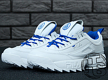 Жіночі кросівки Fila Disruptor II 2 HolyPop White/Blue, фото 2