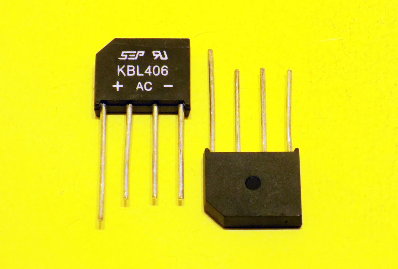Діодний міст KBL406 600v 4A (600в,4А), фото 1