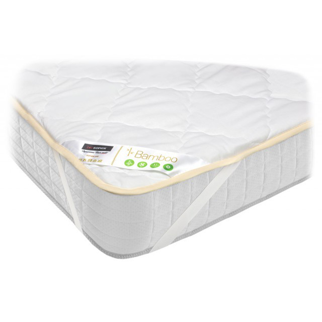 Наматрацник з бамбуком Bamboo Kids 120х60 см в дитячу ліжечко ТМ Sonex SO102148