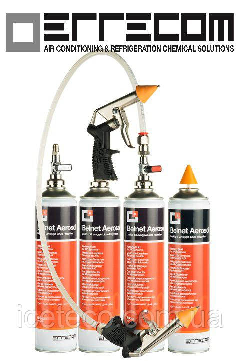 Промивна рідина для кондиціонерів Belnet Aerosol, TR1009.YW.M1,  (баллон з різьбою), фото 1