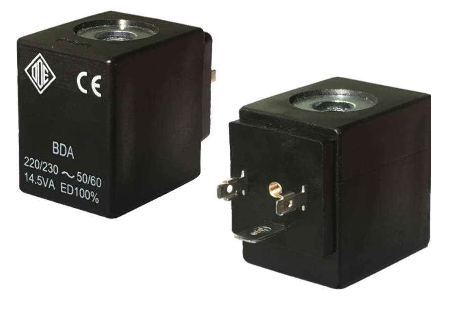 Електромагнітна котушка 220 В змінний струм компанії ODE (Italy), 8 W, 30 мм x Ø13, фото 1