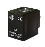 Електромагнітна котушка 220 В змінний струм компанії ODE (Italy), 8 W, 30 мм x Ø13, фото 2