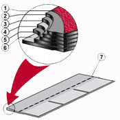 Черепица битумная IKO Superglass 3-TAB - фото 6 - id-p610468369