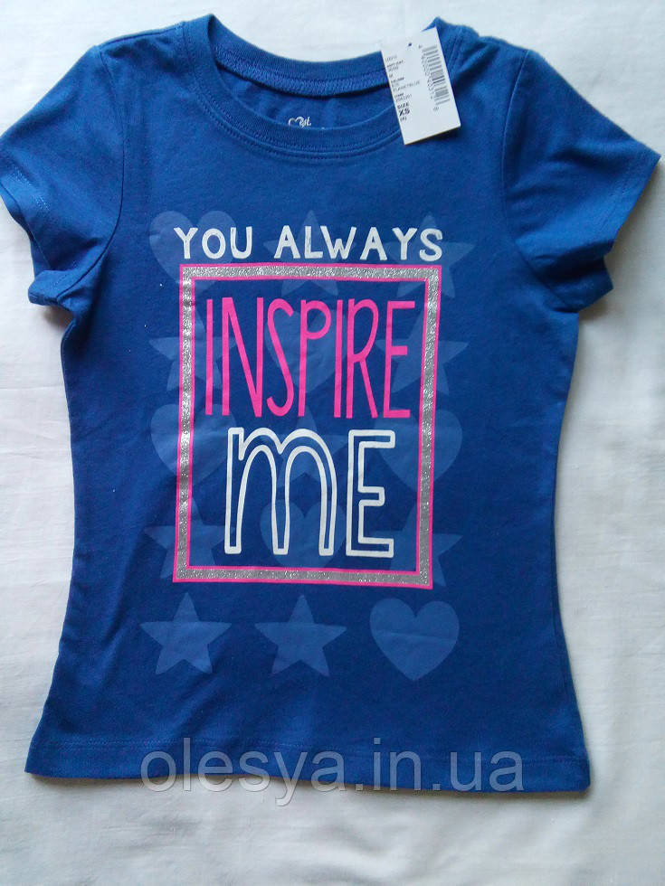 Футболка для дівчинки 4 років, Children Place. Дитячі футболки, футболки для дівчаток літні , фото 1