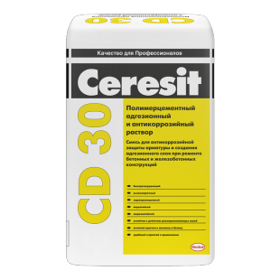 Ceresit CD 30 — Мінеральна суміш — для захисту арматури від корозії, фото 1