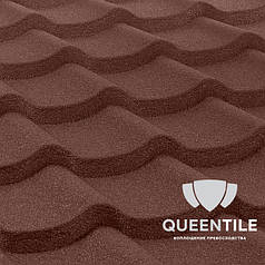 QueenTile Standard Brown Композитна черепиця (лист 6-тайловий)