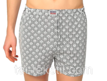 Труси чоловічі шортами SEDEF Туреччина світло-сірі 2XL (54-56р)