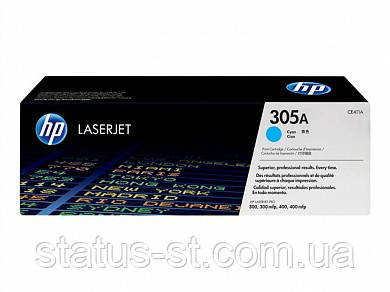 Заправка картриджа HP 305A cyan CE411A до принтера Pro 300 M351a, M375nw, M451dn, M451dw, M451nw, фото 1