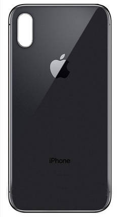 Задня кришка Apple iPhone X чорна, фото 2