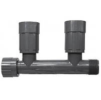 Колектор 1"ЗР х 1"ВР х 2 виходи 1"ВР RB1201-210 - Rain Bird