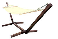 Гамак з дерев'яною рамою MOTYL 200x80 см