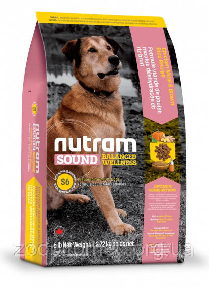 Корм NUTRAM (Нутрам) Sound Balanced Wellness Adult Dog холистик для дорослих собак